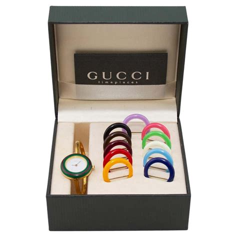 gucci digital watch set time|gucci interchangeable watch.